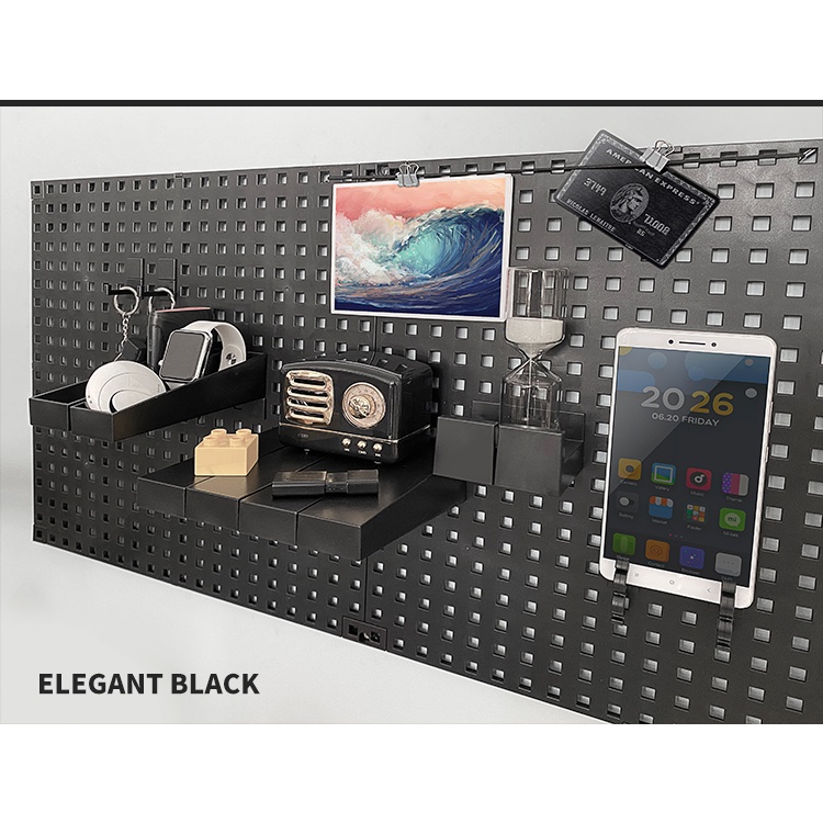 Móc đơn gắn bảng treo tường pegboard NBC131 HOOKLET