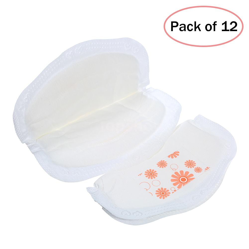 CMBEAR (Hàng Mới Về) Set 12 Miếng Dán Ngực Hút Sữa Tiện Dụng Cho Mẹ Chăm Sóc Bé