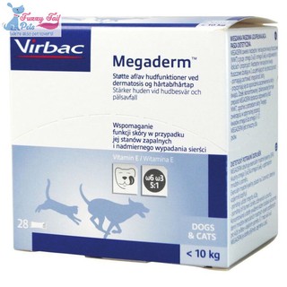 [[VIRBAC MEGADERM - CHÍNH HÃNG, giá tốt nhất] Gel ăn dinh dưỡng cho chó mèo (Gói lẻ 4g)
