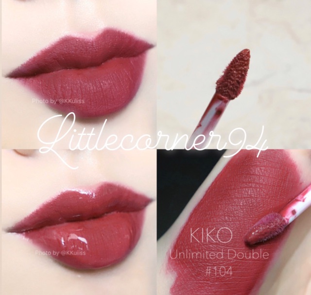 Son kem Lì Kiko Unlimited Double Touch