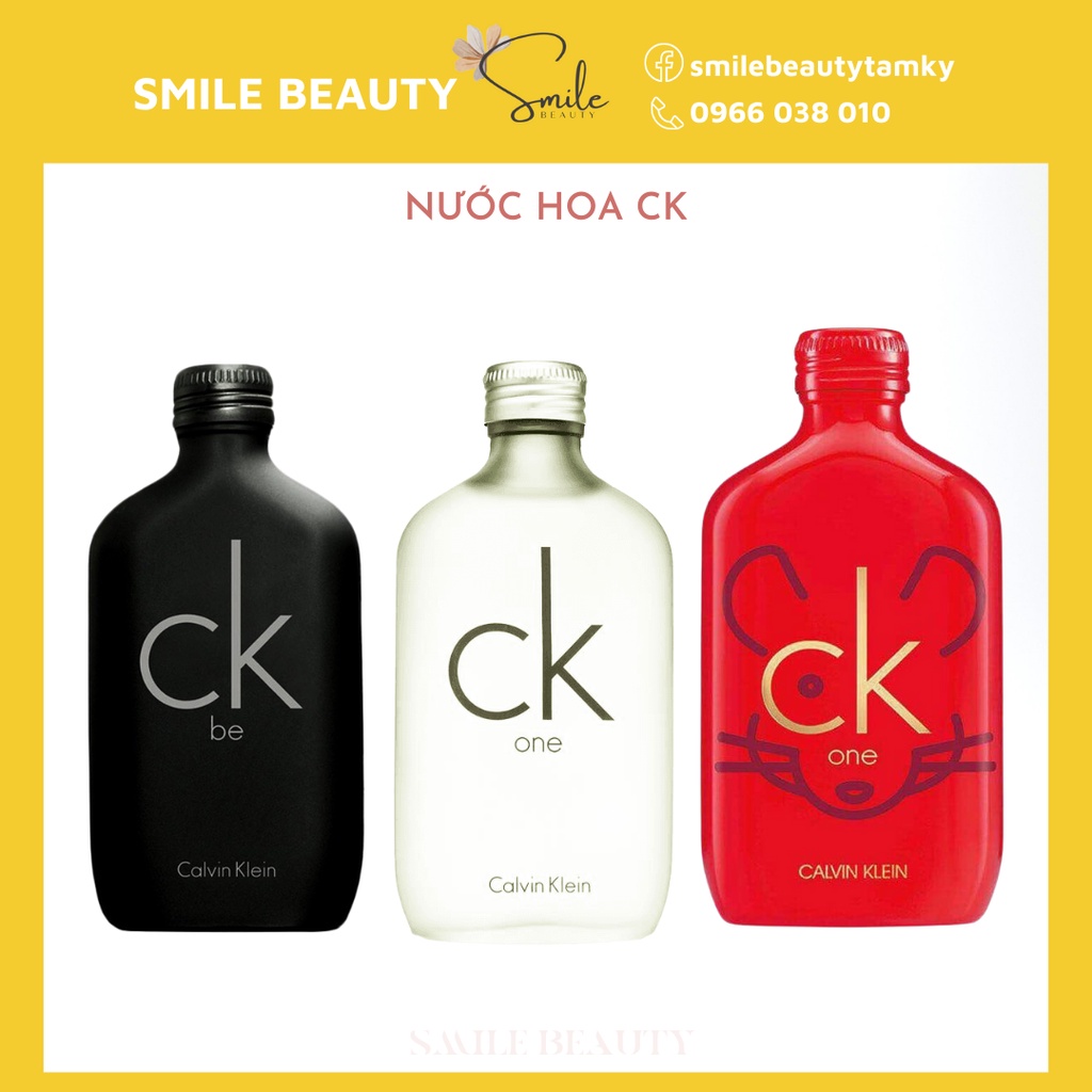 Nước hoa dành cho nam, nữ CK One ,Be