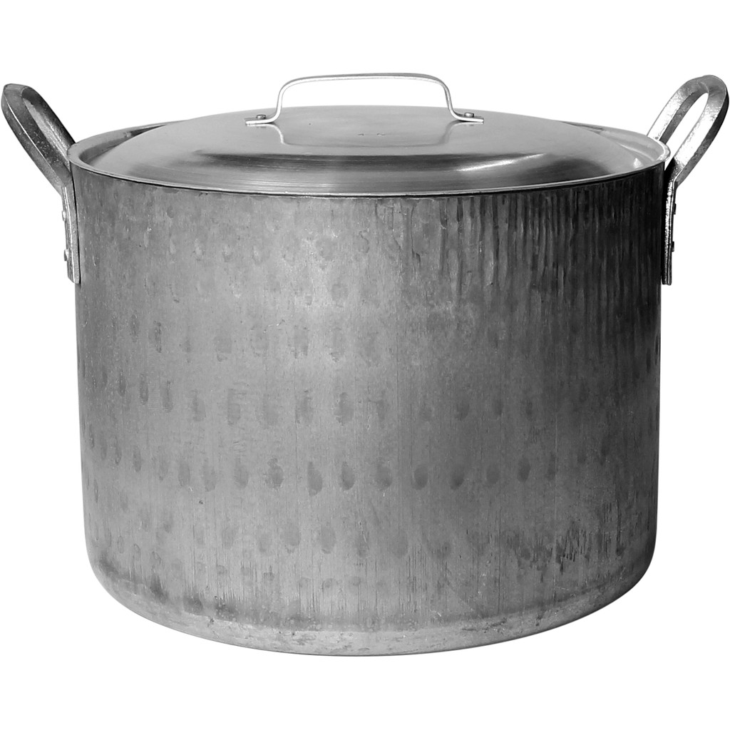 Xoong quân dụng, chất liệu nhôm nguyên chất, bền, đẹp, size lớn 70L - 120L