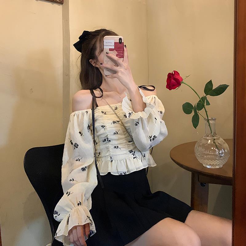 Áo Nữ Tay Dài Trễ Vai Thời Trang Quyến Rũ