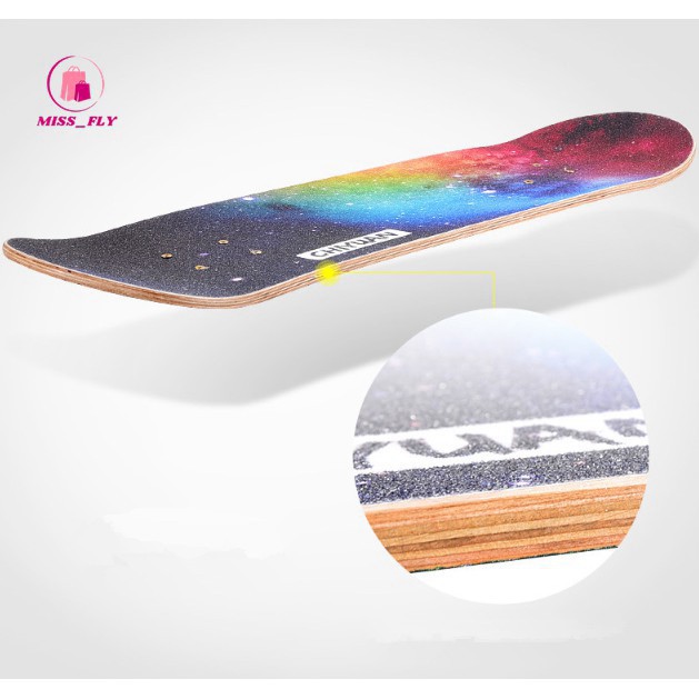 Ván Trượt Skateboard Thể Thao Phong Cách Bánh Xe Đèn Led Dành Cho Giới Trẻ