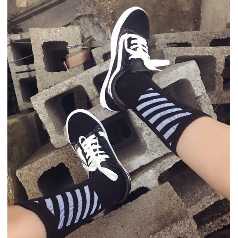 Vớ tất OFF WHITE cổ cao - OFF WHITE socks