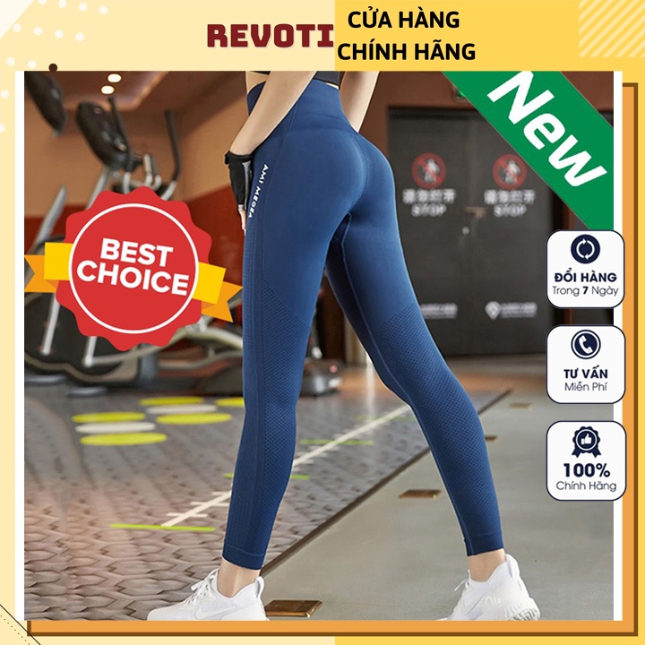 Quần Tập Gym Yoga aerobic nữ vải dệt kim co giãn tốt mặc ôm dáng nâng mông tôn vòng 3 Cao Cao Cấp QYG01