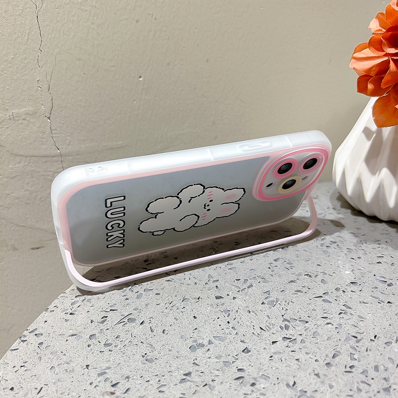 Ốp Điện Thoại Có Giá Đỡ Hình Thỏ Cho iphone7 / 7plus / 8 / 8plus / xs / 11 / 12 / 13 / 14 / pro / max / plus / promax