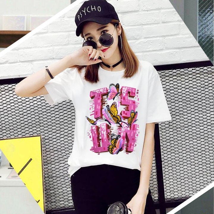 Áo phông tay lỡ unisex DHL thun nam nữ form rộng oversize phong cách ulzzang tee basic