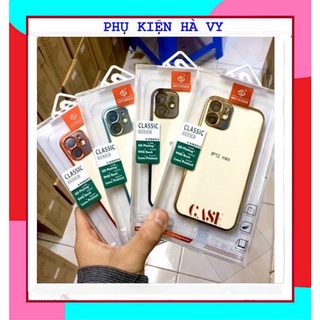 Ốp lưng KST viền vuông giả 12 cho  11 Pro Max/ 11 Pro/ 11/ XS Max / Xs/ X/ 8Plus/ 7Plus Lưng Trong Siêu Đẹp