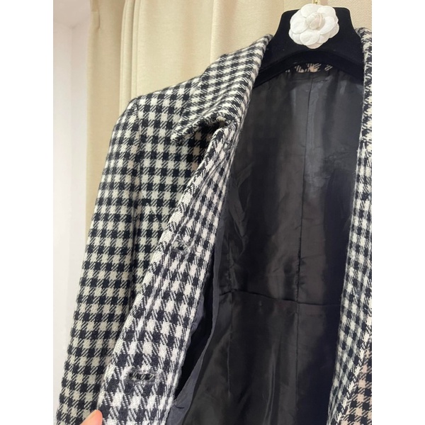 Áo dạ kẻ vintage