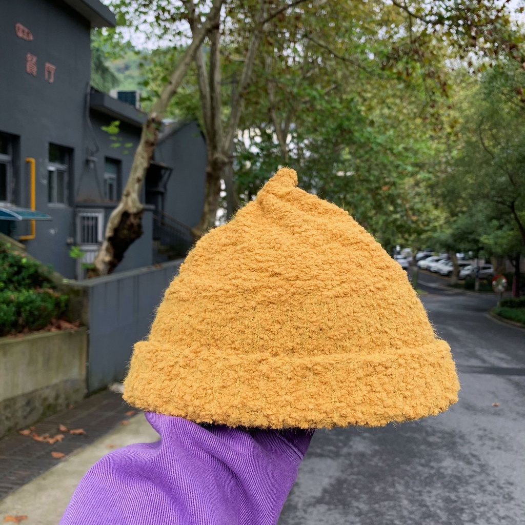 Nón lông cừu phong cách Nhật Bản dễ thương dành cho nữ