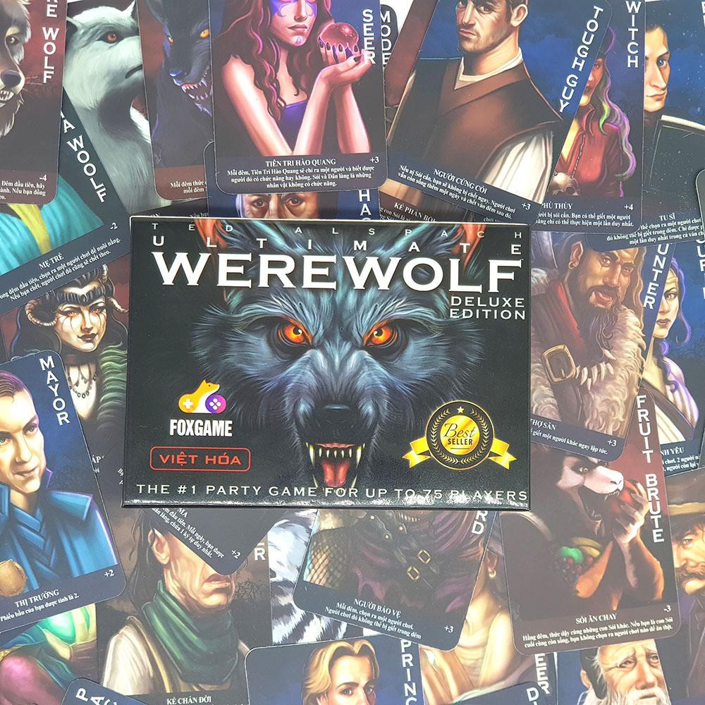 Bộ bài ma sói ultimate việt hóa, ma sói werewolf 78 lá bài tiếng việt
