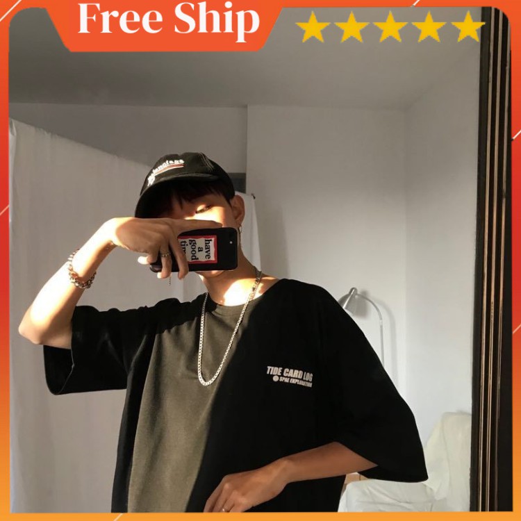 Áo thun nam nữ tay lỡ unisex, áo phông nam nữ form rộng | BigBuy360 - bigbuy360.vn