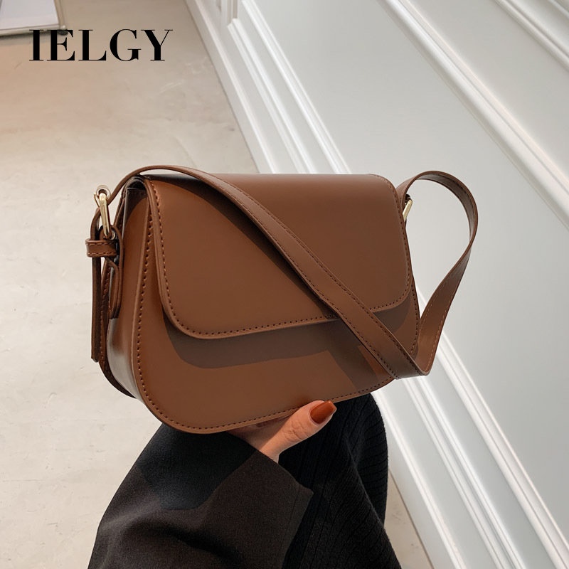 Túi đeo chéo IELGY bằng da PU thời trang dành cho nữ