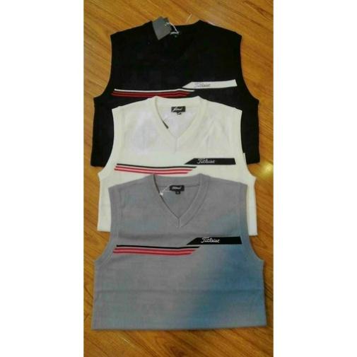 Áo gile len golf Nam Titleist chất len mềm co giãn thoải mái giữ nhiệt tốt  AN002