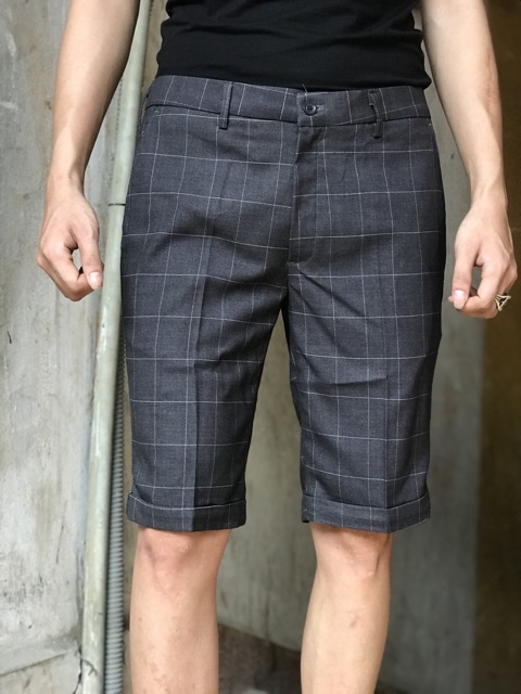 Quần short kẻ cực đẹp, chất vải mặc mát, co giãn 4 chiều, thoải mái, tôn dáng