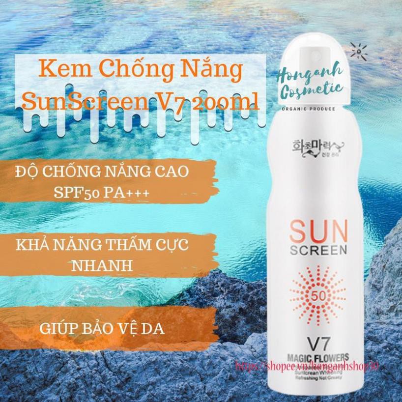 Kem Chống Nắng SunScreen V7 200ml