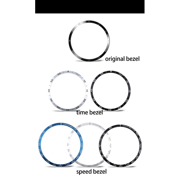 Ốp Điện Thoại Kính Viền Kim Loại Chất Lượng Cao Có Vòng Nhẫn Bảo Vệ Cho Huawei GT 2 42mm 46mm