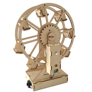 BỘ ĐỒ CHƠI KHOA HỌC TỰ LÀM VÒNG ĐU QUAY MẶT TRỜI BẰNG GỖ - DIY WOOD STEAM