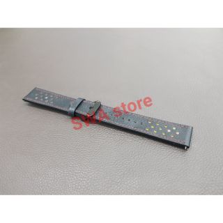 Dây da đồng hồ Nikemesh cao cấp size 22mm