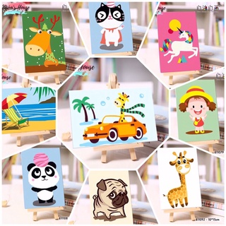 TRANH TÔ MÀU SỐ HOÁ CAO CẤP 💕 FREESHIP 💕TRẺ EM 4-6 TUỔI KT 10*15cm