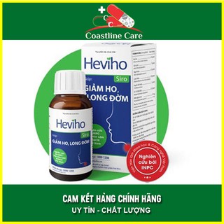 Siro Heviho - Hỗ Trợ Giảm Ho, Đau Rát Họng, Long Đờm (Chai 100ml)
