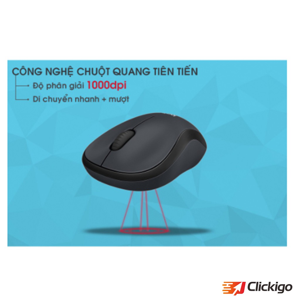 Chuột không dây logitech m220 không tiếng ồn ( Tặng pin chuột ) | WebRaoVat - webraovat.net.vn