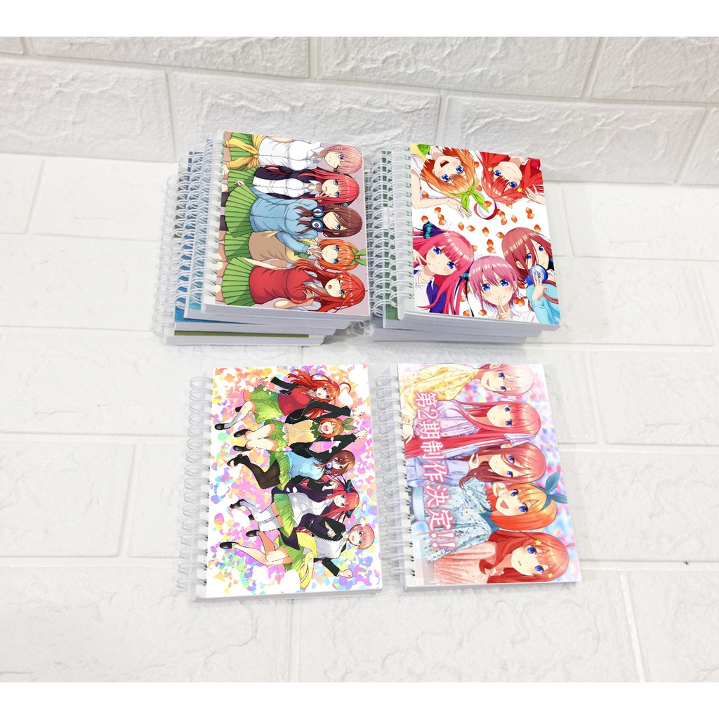 Sổ gáy xoăn animeGo-Toubun no Hanayome Nhà Có Năm Nàng Tiên