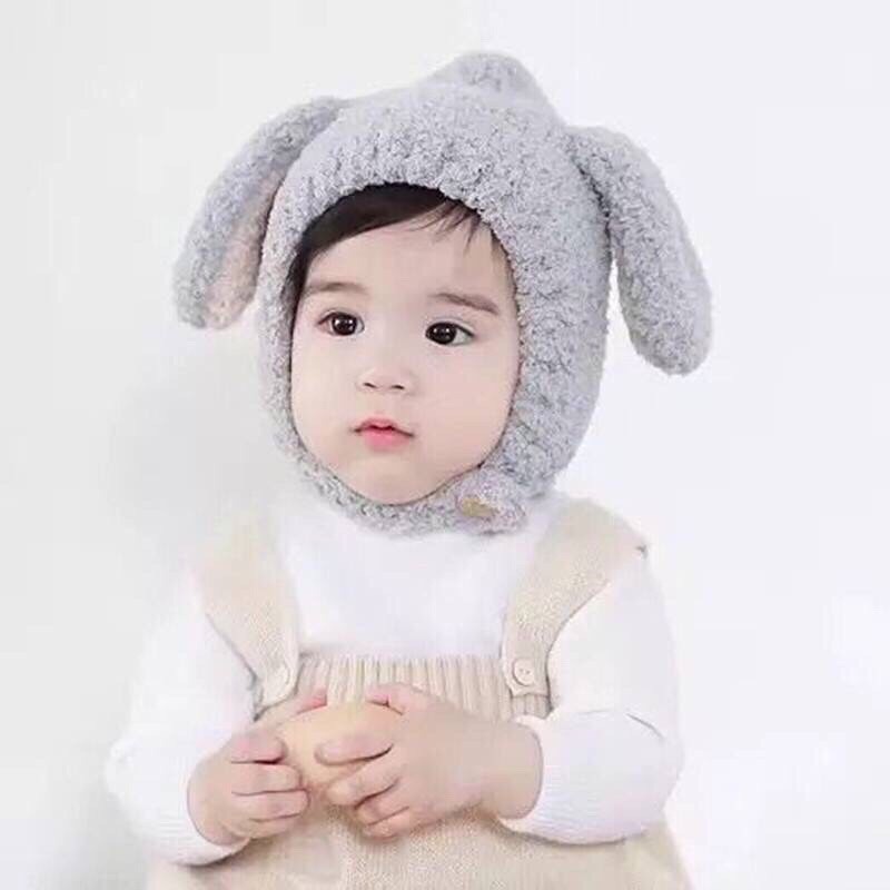 Mũ lên lông cừu cho bé từ 1-4 tuổi