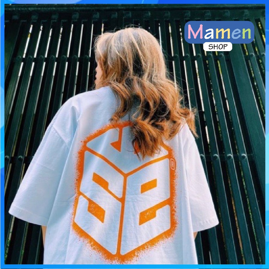 Áo thun tay lỡ UNISEX Nam Nữ - SWE SPRAYPAINT Cam