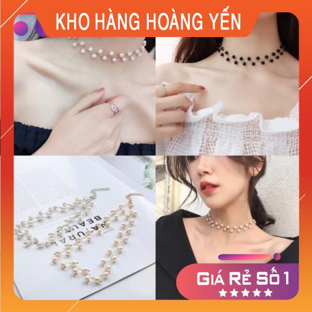 Vòng cổ sát dáng choker ngọc kiêu sa