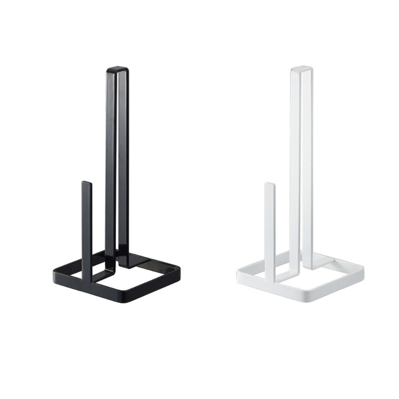 Giá đỡ khăn giấy cuộn để bàn bằng kim loại tiện dụng cho nhà bếp/ nhà tắm