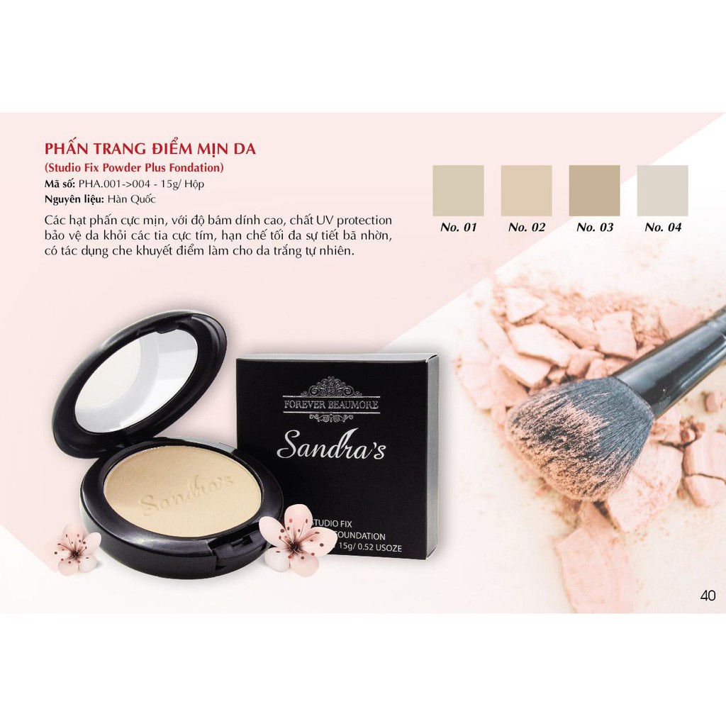 Phấn phủ Sandra's Beauty Studio Fix Powder Plus Foundation 15g