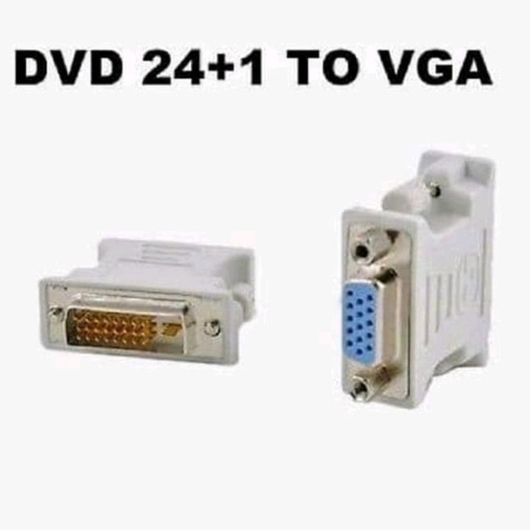 Cáp chuyển đổi từ Dvi 24+1 sang VGA Dvi sang VGA 24+1