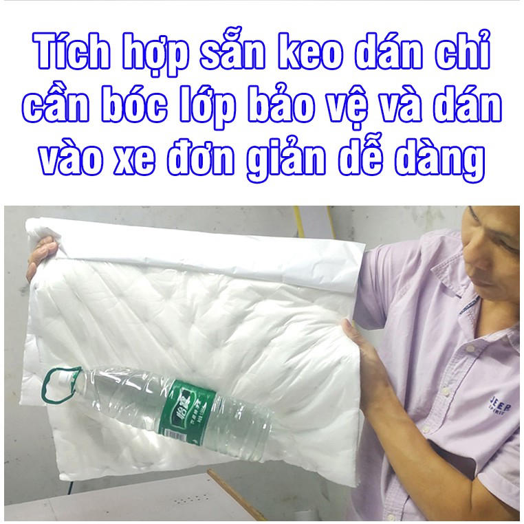 Bông Tiêu Âm Chống Ồn Xe Hơi Cách Âm Ô Tô Có Keo Dán Tiện Lợi, Có Thể Tự Lắp Ở Nhà Đơn Giản 50x80cm Dày 10mm