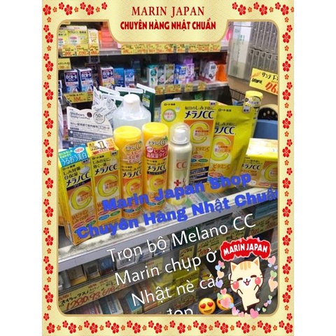 (Hàng mới về,có bill siêu thị) Serum Melano CC  hỗ trợ giảm mụn nội địa Nhật Bản
