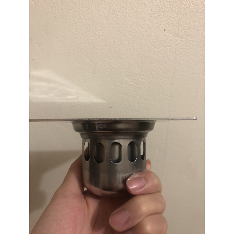 Ga thoát sàn chống mùi inox 304 - dày 2,5ly 12x12cm