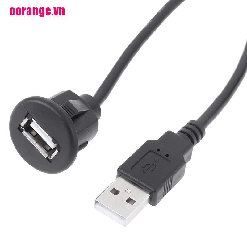 Dây Cáp Nối Dài 1m Cổng Usb 2.0 Cho Xe Hơi