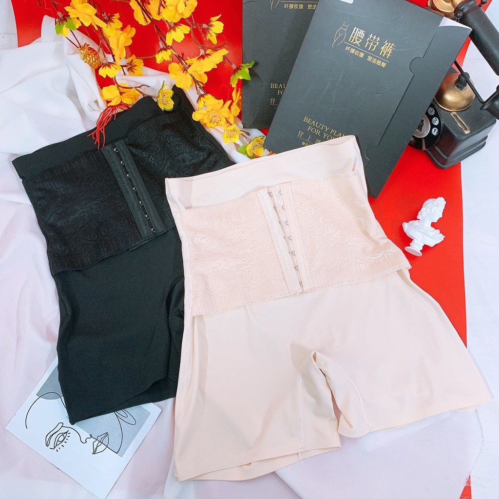 Quần gen không viền móc cài SIÊU GEN BỤNG, chất su mát mịn, không hằn, mát, nhẹ | BigBuy360 - bigbuy360.vn