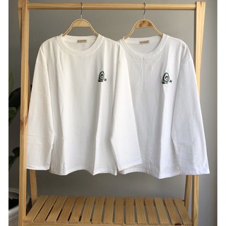 [HOT] Hình shop chụp thật -Áo thun tay dài quả bơ cho cả nam và nữ [HOT]
