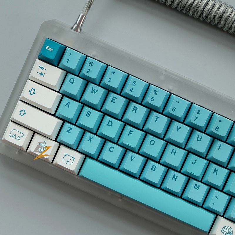 Set Keycap Thick Pbt Cherry Iceberg 142 Nút Cho Bàn Phím Cơ