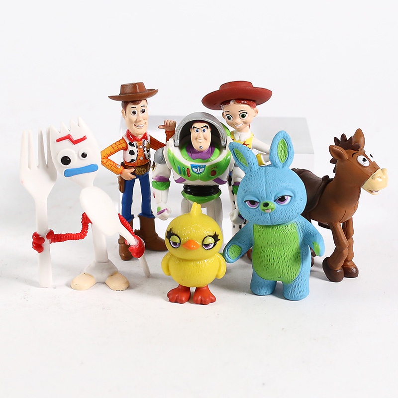 Set 7 Mô Hình Đồ Chơi Nhân Vật Trong Phim Hoạt Hình Toy Story 4
