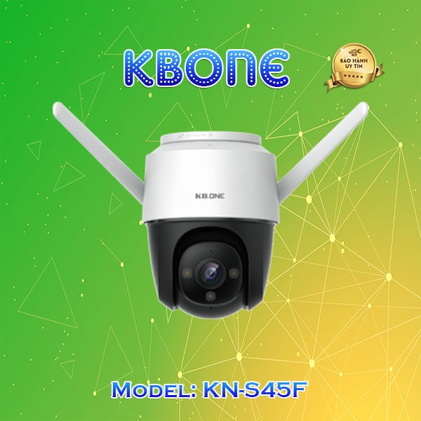 CAMERA IP WIFI PTZ KBONE KN-S45F FULL COLOR 4MP, BAN ĐÊM CÓ MÀU, ĐÀM THOẠI 2 CHIỀU, BH CHÍNH HÃNG