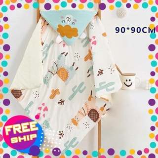 COMBO KHÁCH Chăn ủ sơ sinh trần bông cao cấp giữ ấm chuẩn tư thế cho bé Baby And Me