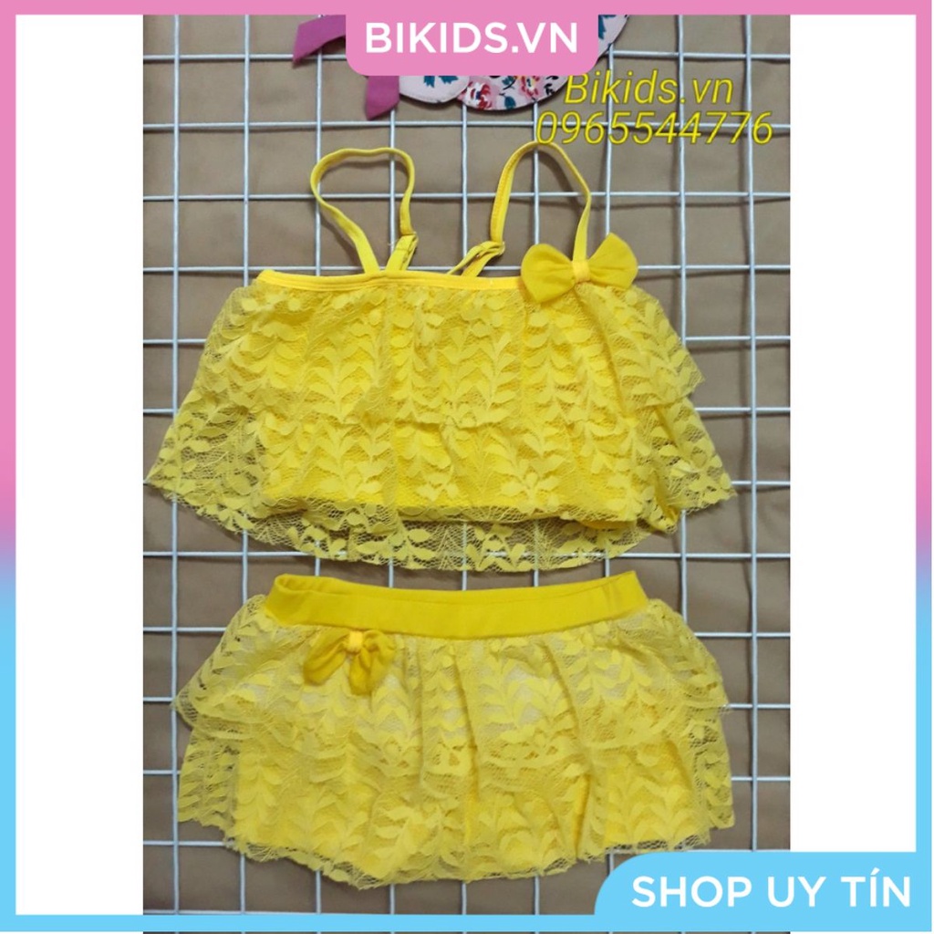 Bikini 2 mảnh dạng ren bé gái