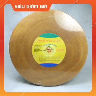 Thớt gỗ me sừn tròn dày dặn