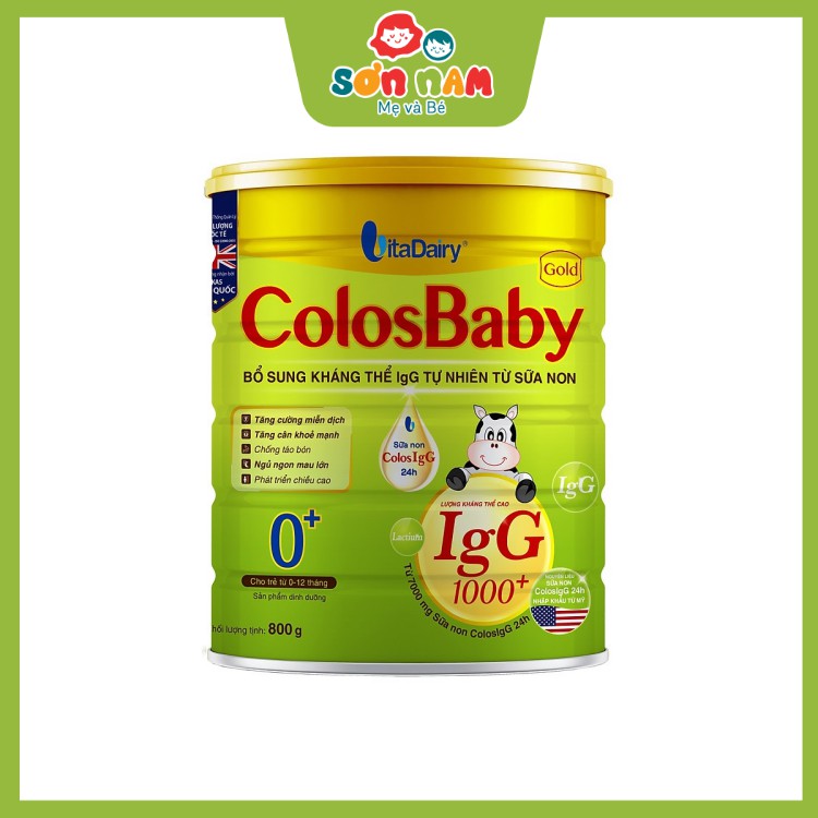 Sữa non Colosbaby GOLD 0+,1+,2+ loại 400g và 800g (Date 2022,2023)