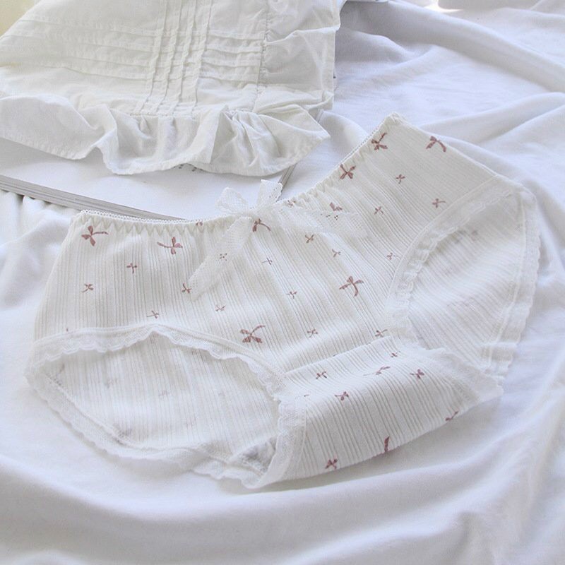 Quần Lót Nữ ❤️ Quần Lót Nữ Cotton kháng khuẩn đính nơ điệu đà