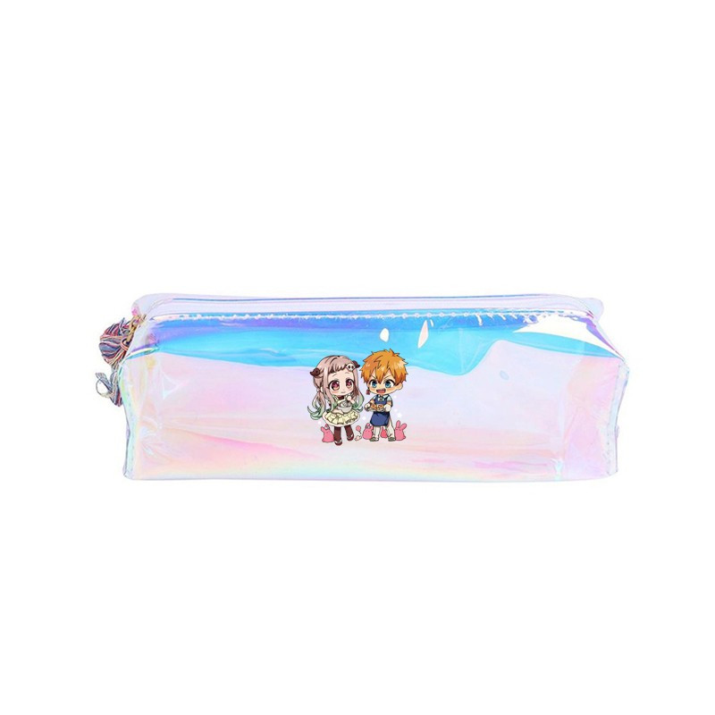 Hộp bút hologram in hình JIBAKU SHOUNEN HANAKO-KUN Ác quỷ trong nhà xí anime chibi đựng đồ dùng học tập tiện lợi