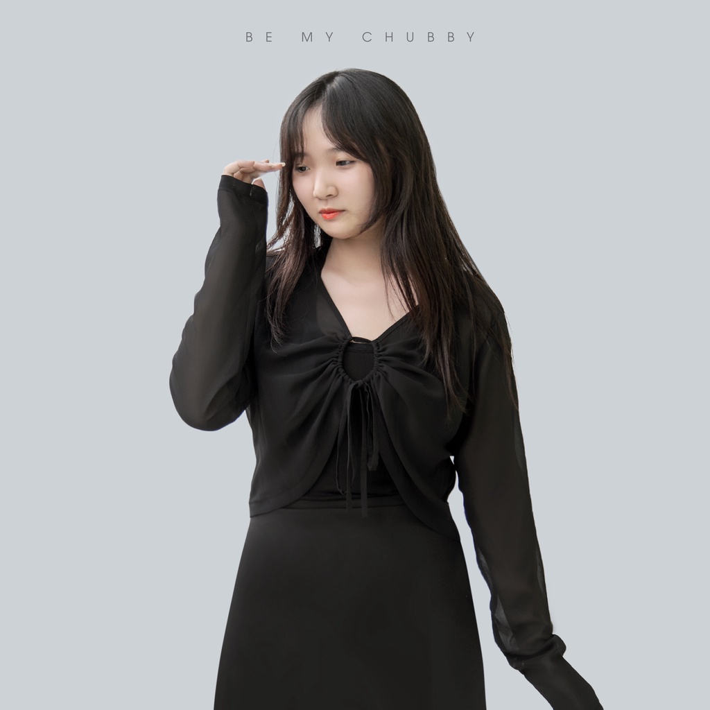 Set Áo Croptop + Cadigan Bigsize Dưới 85Kg - SUE Bigsize